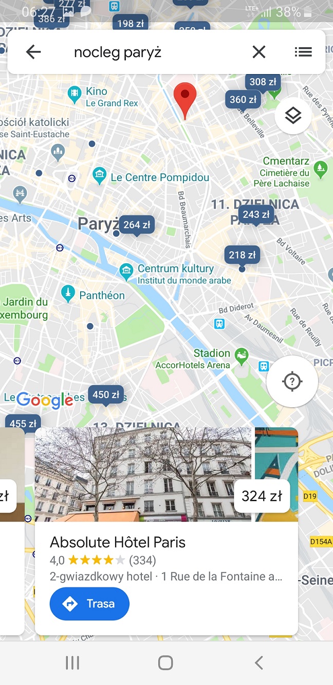 Jak znaleźć nocleg w okolicy - Google Maps służy pomocą