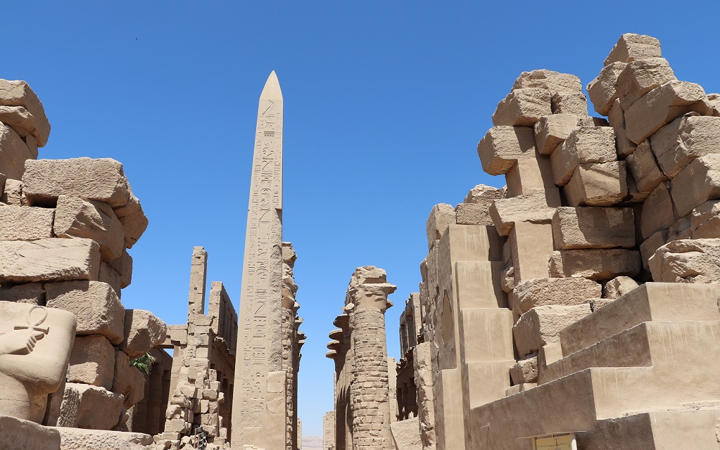 Egipt, Karnak - obelisk