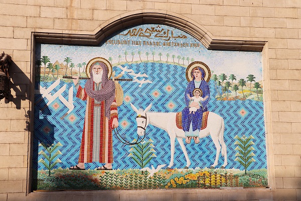 Egipt, Stary Kair, malowidło kościelne