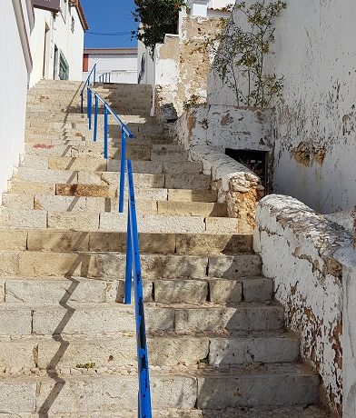 Algarve, Carvoeiro, schody