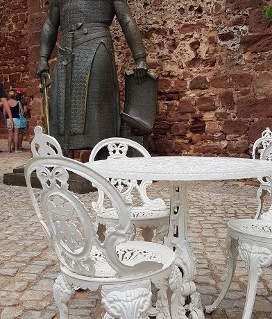 Silves, Algarve, zamek, rycerz
