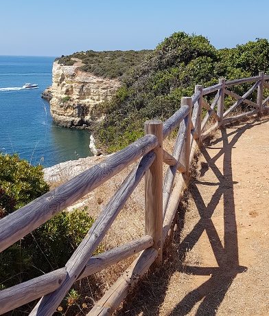 Algarve, ścieżka, klif