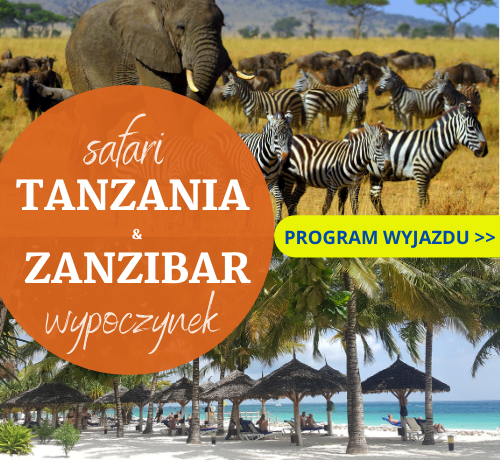 Tanzania i Zanzibar – safari i wypoczynek – wyjazd 2w1