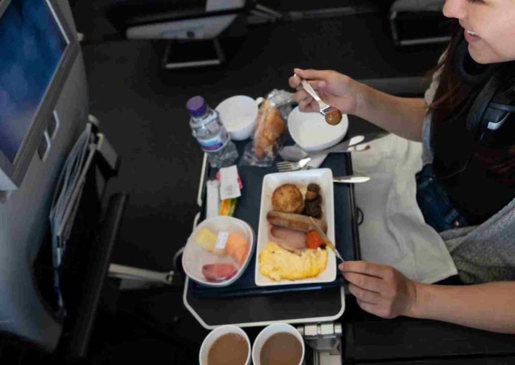 Jedzenie, samolot