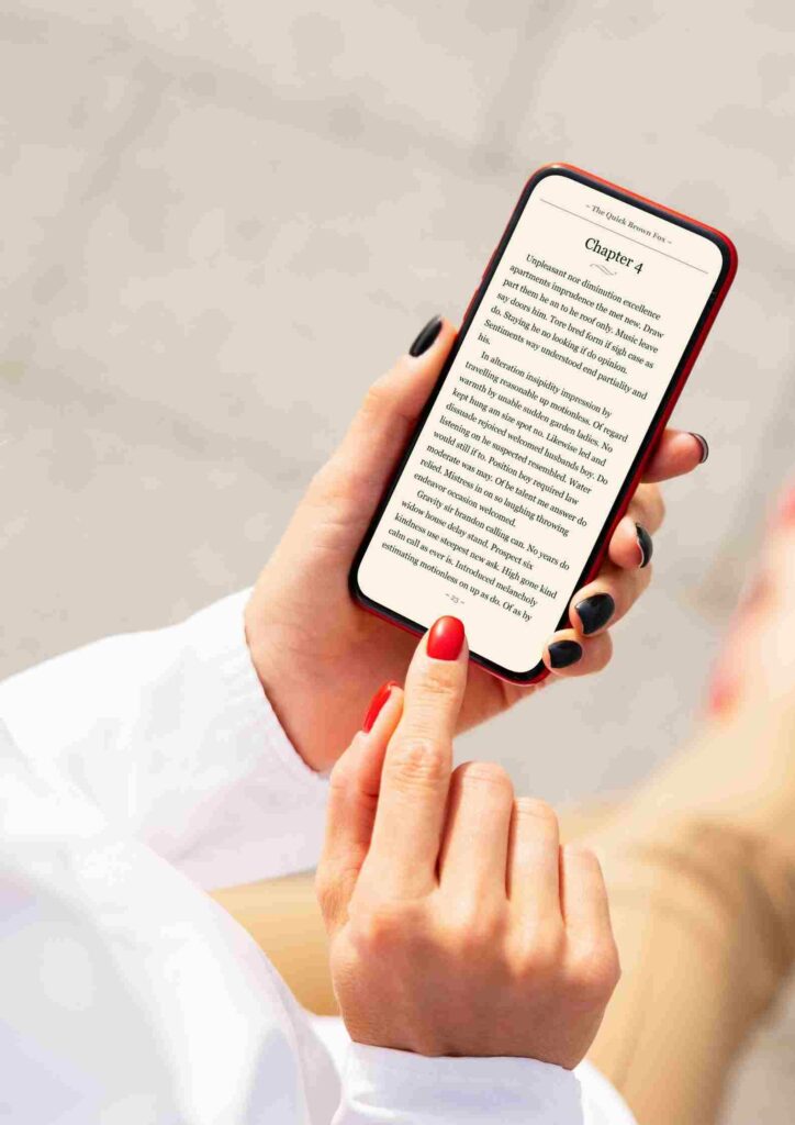 Smartfon, e-book